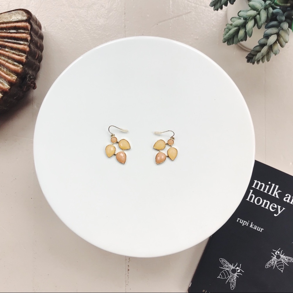 Faux Gem Earrings